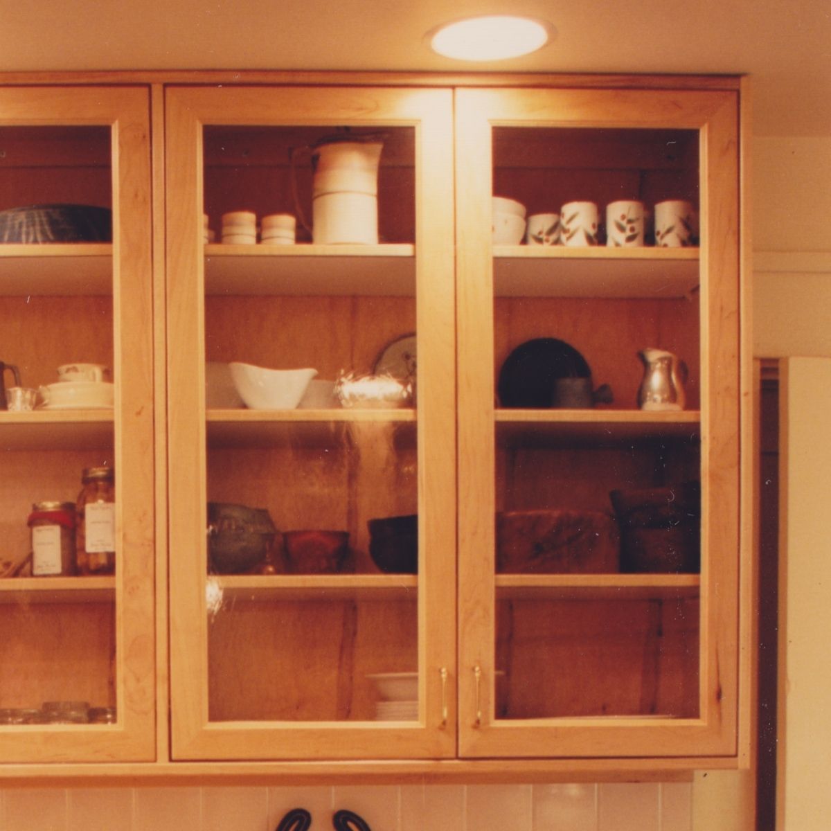 Hand Crafted Kitchen Hutch And Serving Counter by Rosette Custom