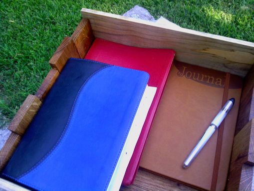 Custom Made Repurposed Bible Box In Ash And Oak