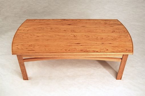 Custom Made Ohio Cherry Arched Coffee Table