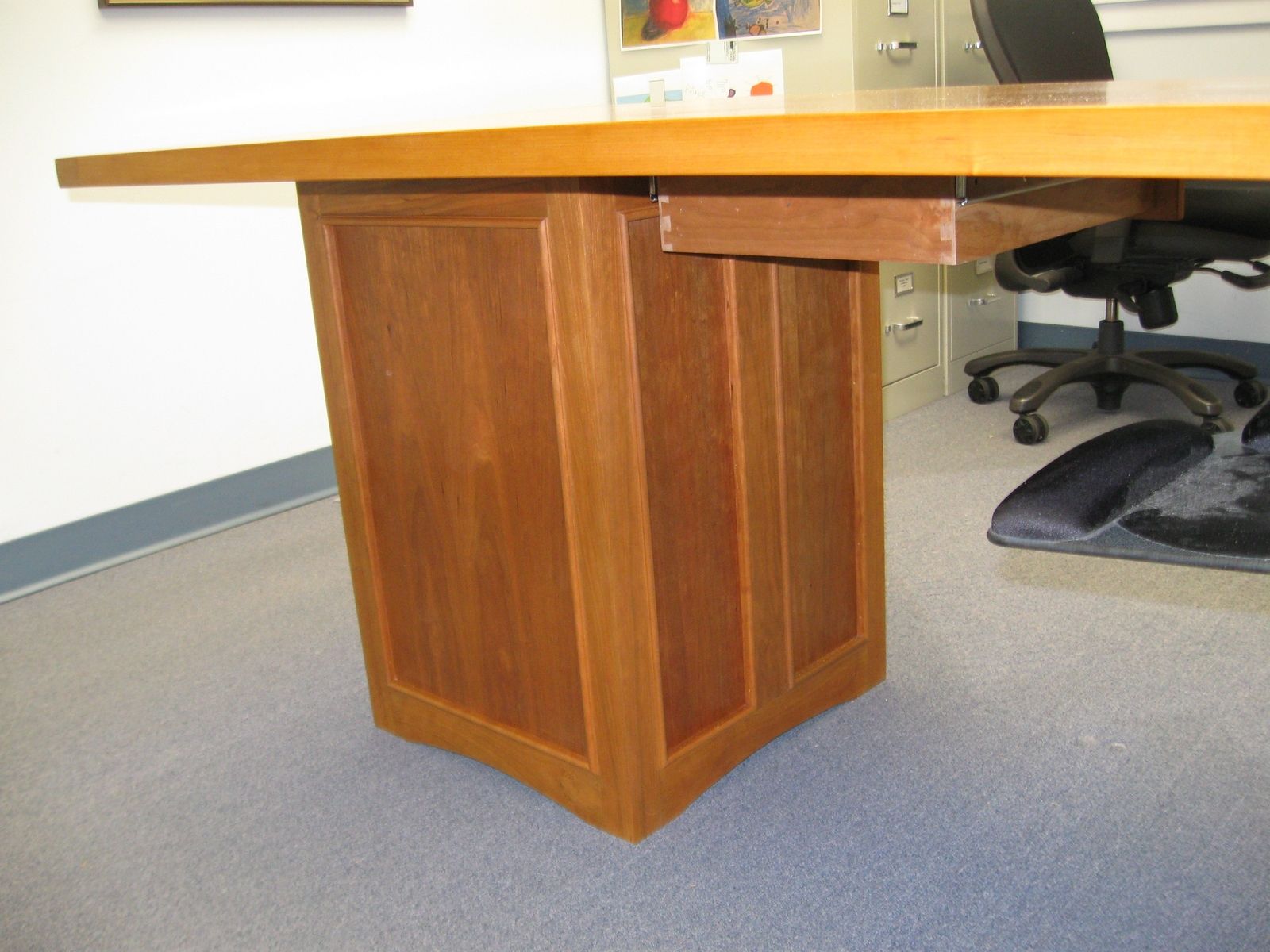 Hand Made Custom Office Desk For Cpa by Avalon Valley Woodworks LLC