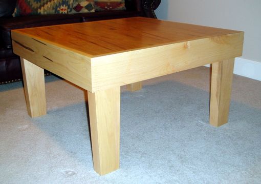 Custom Made Mr2 Coffee Or End Table Made From Ambrosia And Soft Maple