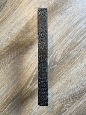 Custom Made Custom Rustic Handle With A Hammered Pebble Texture