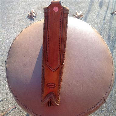 Custom Made New Handcrafted Leather Gun Case