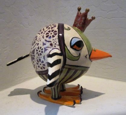 Custom Made Ceramic Bird King