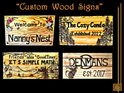 Custom Made Memorial, Sign, Art, Remembrance, Custom, Wood, Signs