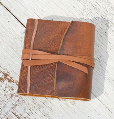 Custom Made Personalized Leather Journal Engraved Bound Handmade Pocket Journal Mini Travel Copper Art Notebook
