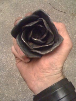 Custom Made Steel Rose, No Stem