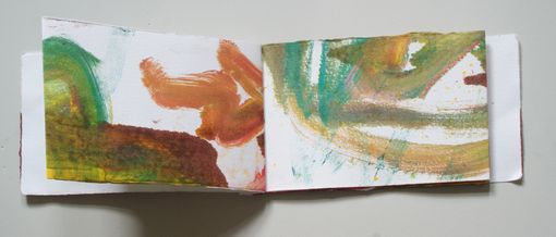 Custom Made "Leftovers I" Hand Printed Artist's Book