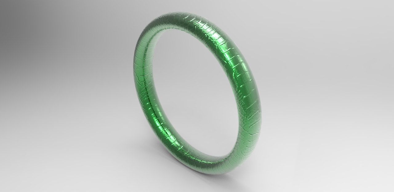 K White Gold Green Amethyst Ring K White Gold Green Amethyst Ring