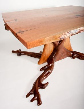 Custom Made Hand Carved Tree Dining Table