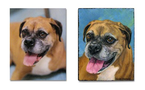 Custom Made Dog Painting