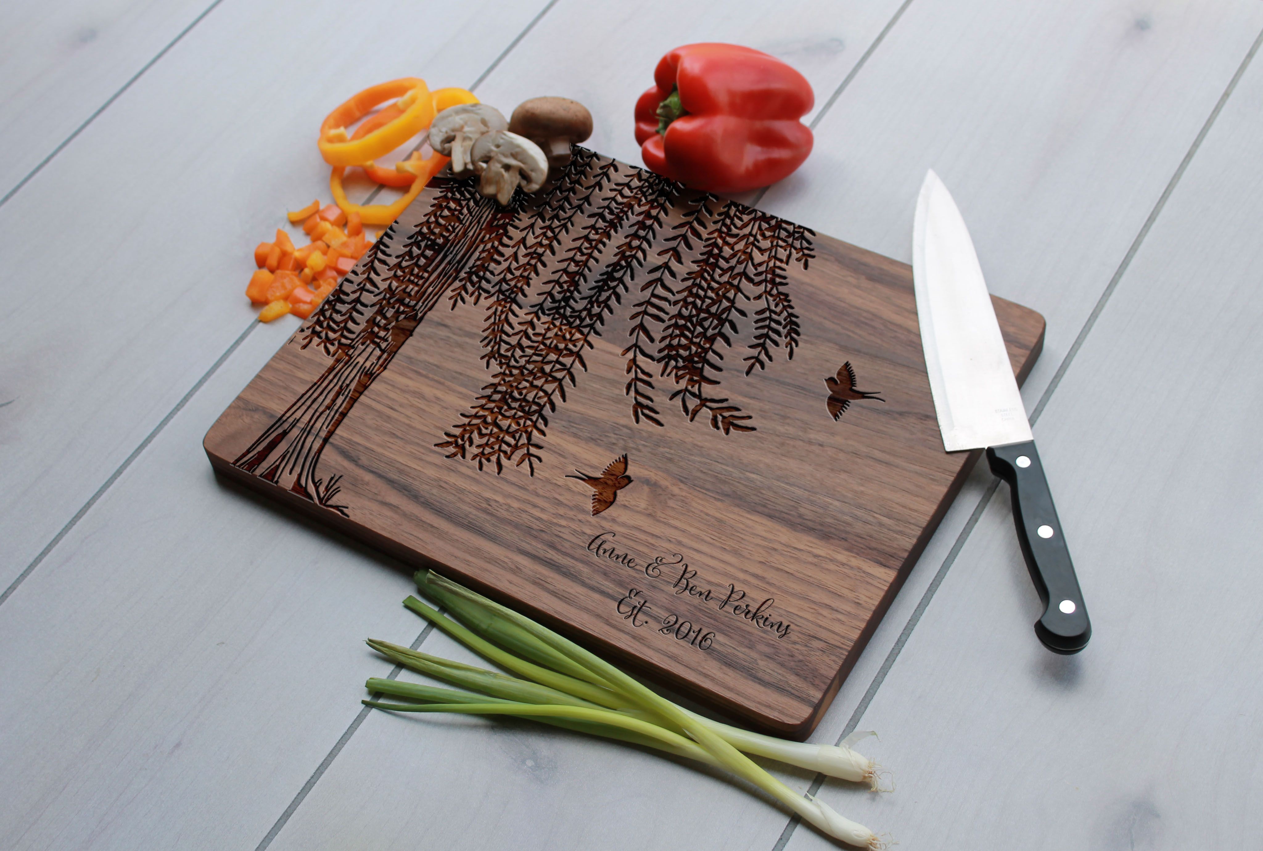 Buy Hand Crafted Personalized Cutting Board, Engraved Cutting Board