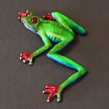 Custom Made Bronze Frog