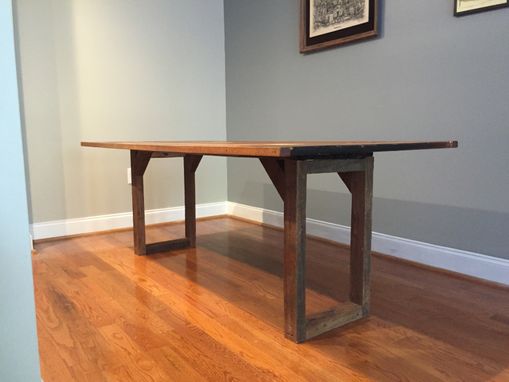 Custom Made Dining Room Table With Reclaimed Wood.