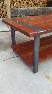Custom Made Industrial Coffee Table/ Side Table/ Accent Table/ Urban Industrial/ Modern Furniture