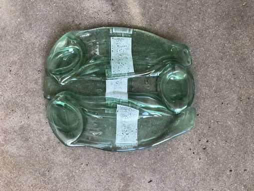 Custom Made Framed Recycled Glass Art