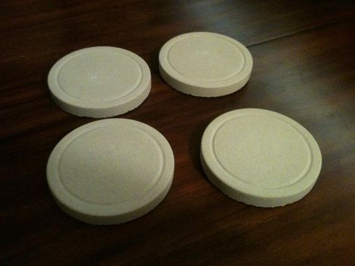 Custom Made Stone Coasters, Set Of 4