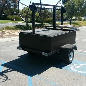 Hand Crafted Large Santa Maria Bbq Pit Grill by JD Fabrications ...