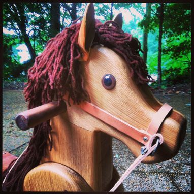 Custom Made Wooden Rocking Horse