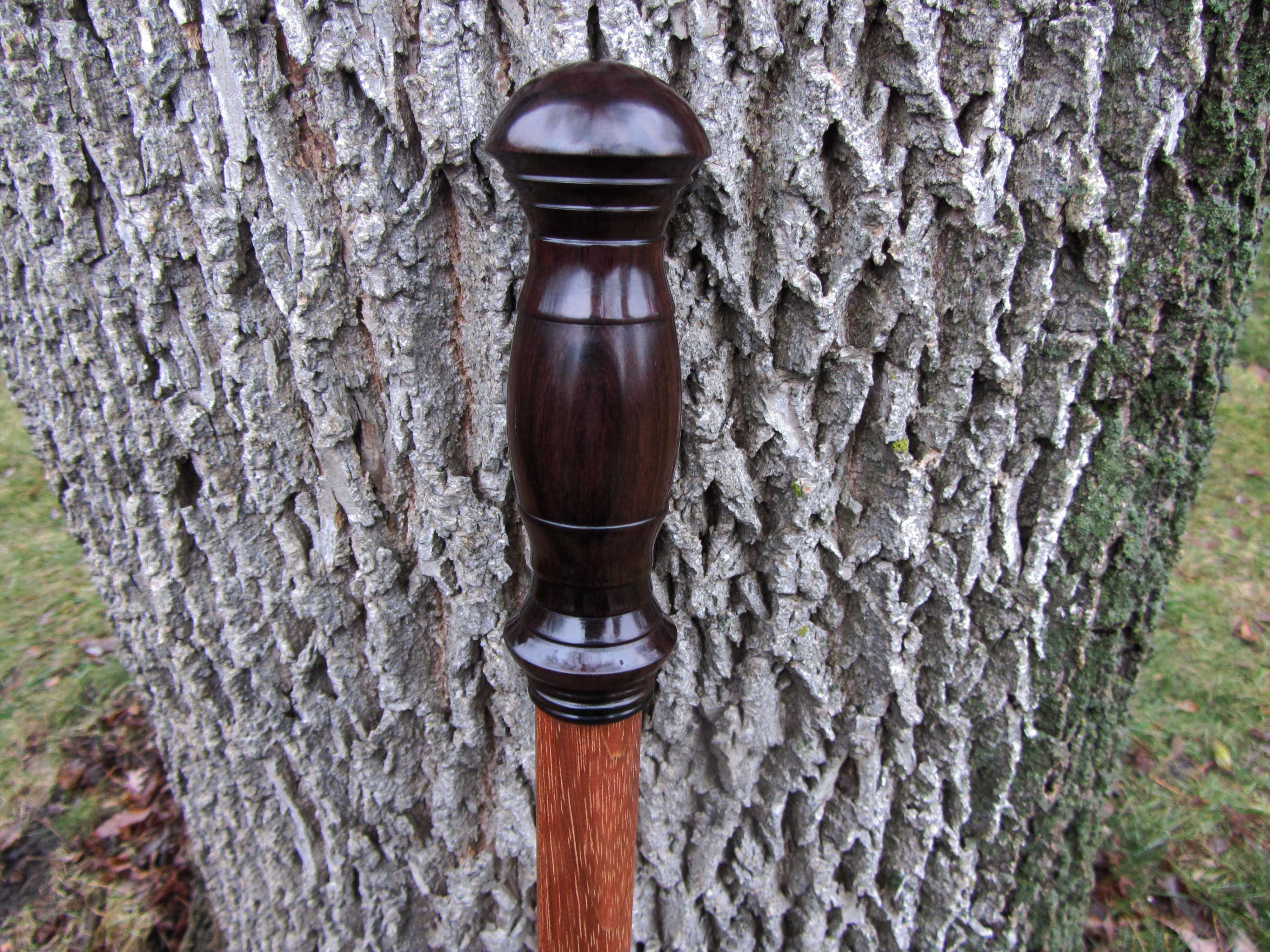 Custom Walking Staff Walking Stick East Indian Rosewood Ebony