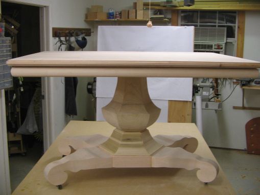Custom Made Pedestal Table ( Hexagonal Urn Ca 1840)