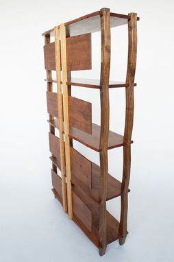 Custom Made Wood Bookcase