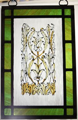 Custom Made Painted Stained Glass Panels
