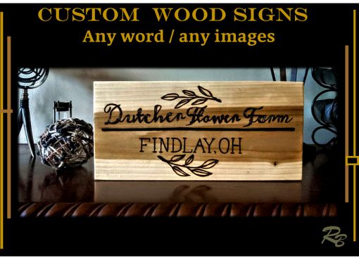 Custom Made Farm Sign, Name Sign, Custom, Signs, Wood Sign