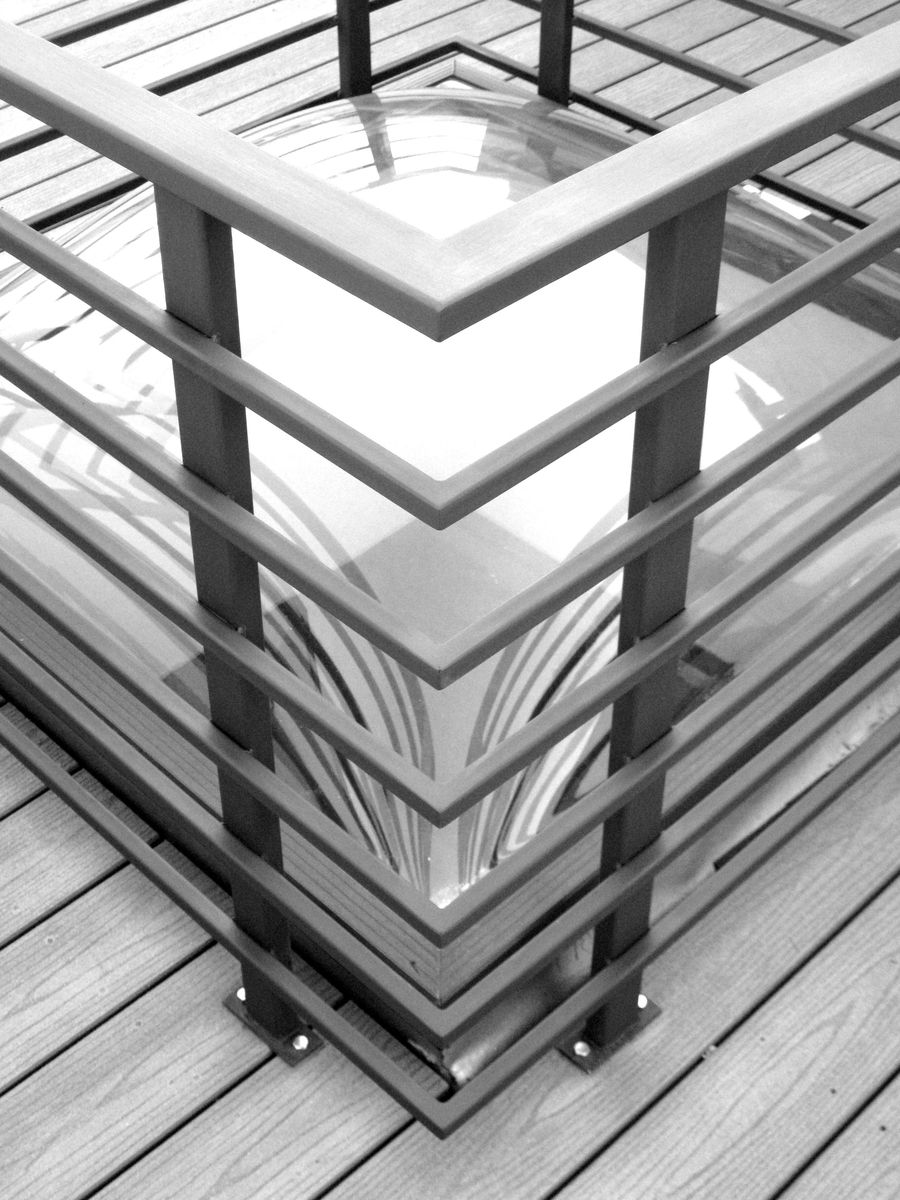 Custom Made Exterior Roofdeck Railing by Bader Art Metal ...