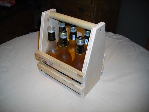 Custom Made 6 Pack Beverage Caddy/Tote