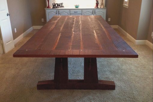 Custom Made White Oak Dining Table