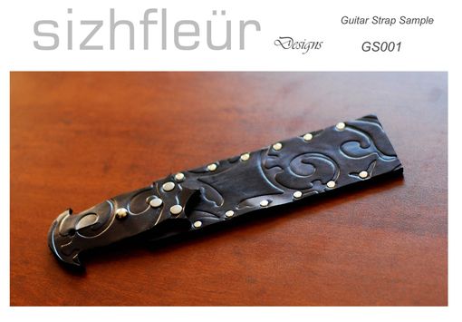 Custom Made Custom Made Leather Guitar Straps - Made In The Usa