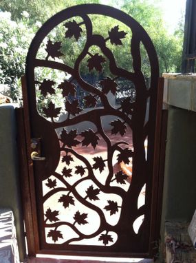 Custom Made Metal Art Gate Designer Italian Iron Steel Garden Factory Direct