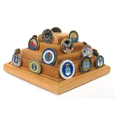 Custom Made Geocoins Display, Geocoins Coin Holder, Military Geocaching