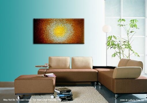 Custom Made Palette Knife Painting, Abstract Gold, Original Metallic Textured Painting, Contemporary Art