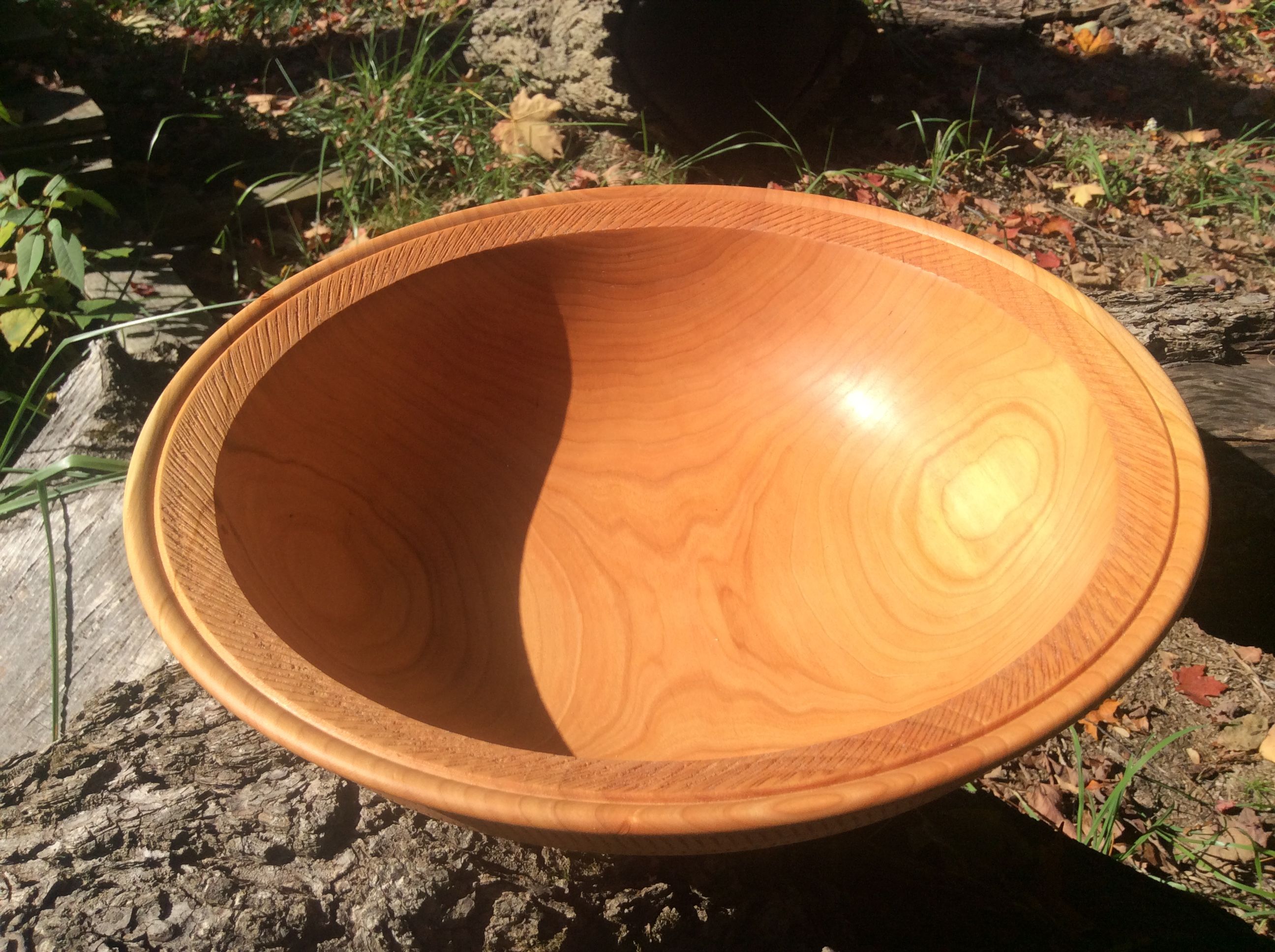 Hand Made Cherry Wedding Bowl by Eastman's Heirloom Woodturnings