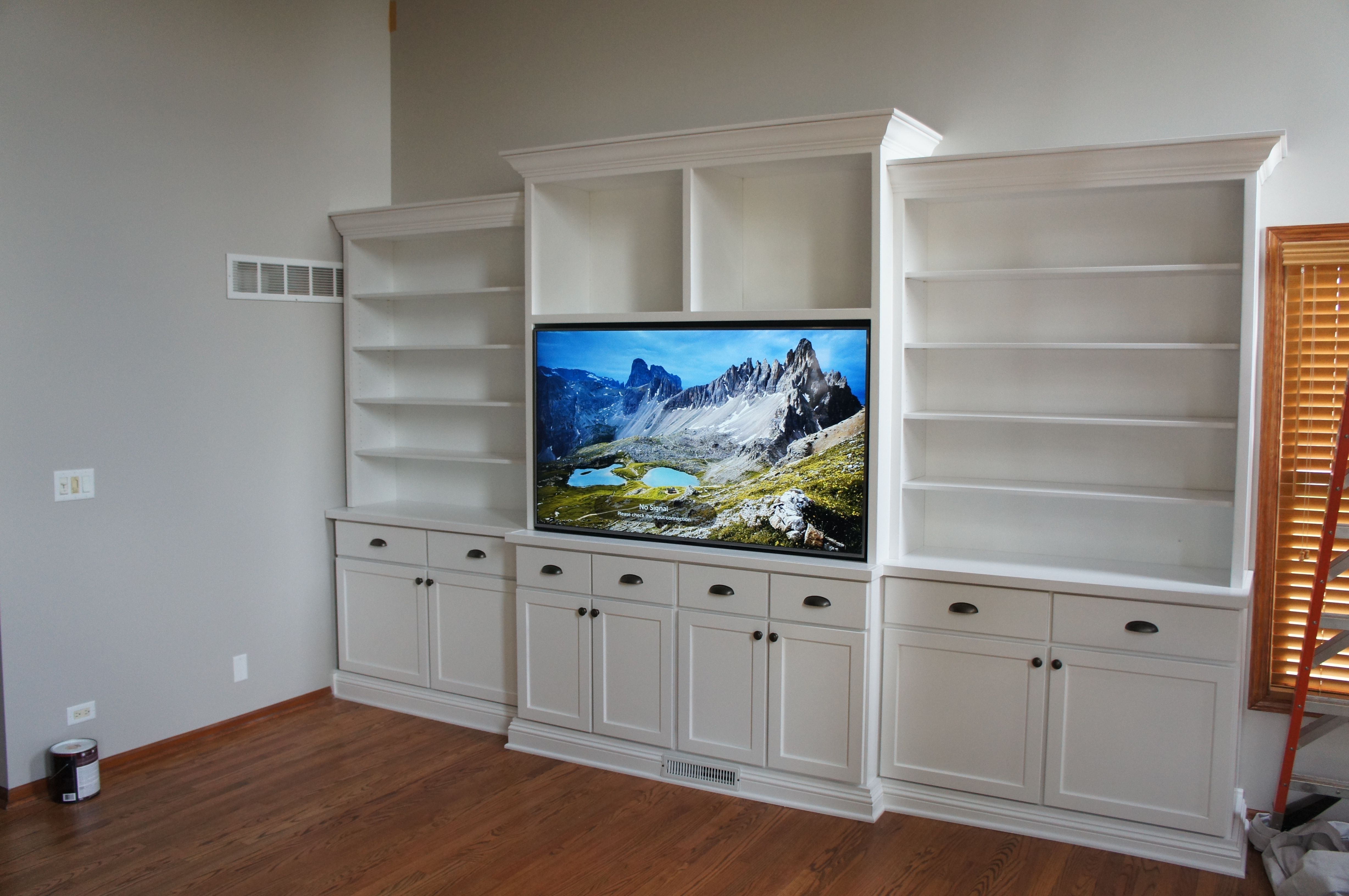 Custom Solid Wood Entertainment Center by Peabody Enterprises, Inc