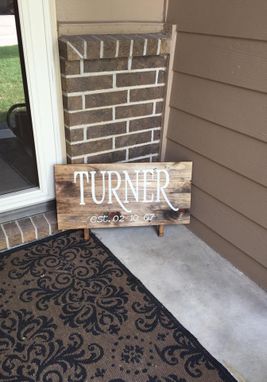 Custom Made Family Name Signs