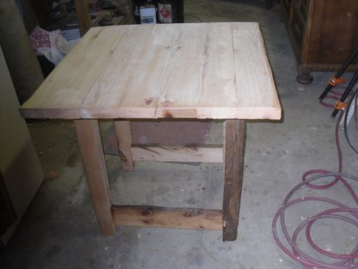 Custom Made Rustic Kitchen Table