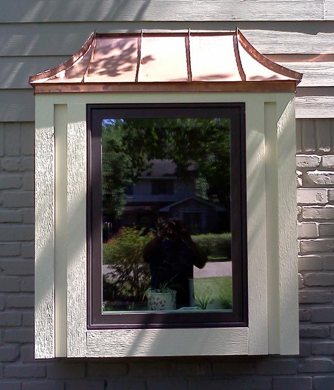 Custom Made Copper Bay Window Roofs by Classic Copper Works