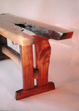 Custom Made Trestle Coffee Table