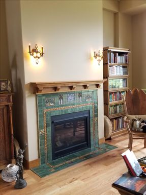 Custom Made Fireplace Mantel Victorian Craftsman Classic Traditional Design