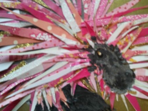 Custom Made Prickly Pink Porcupine Limited Edition Print