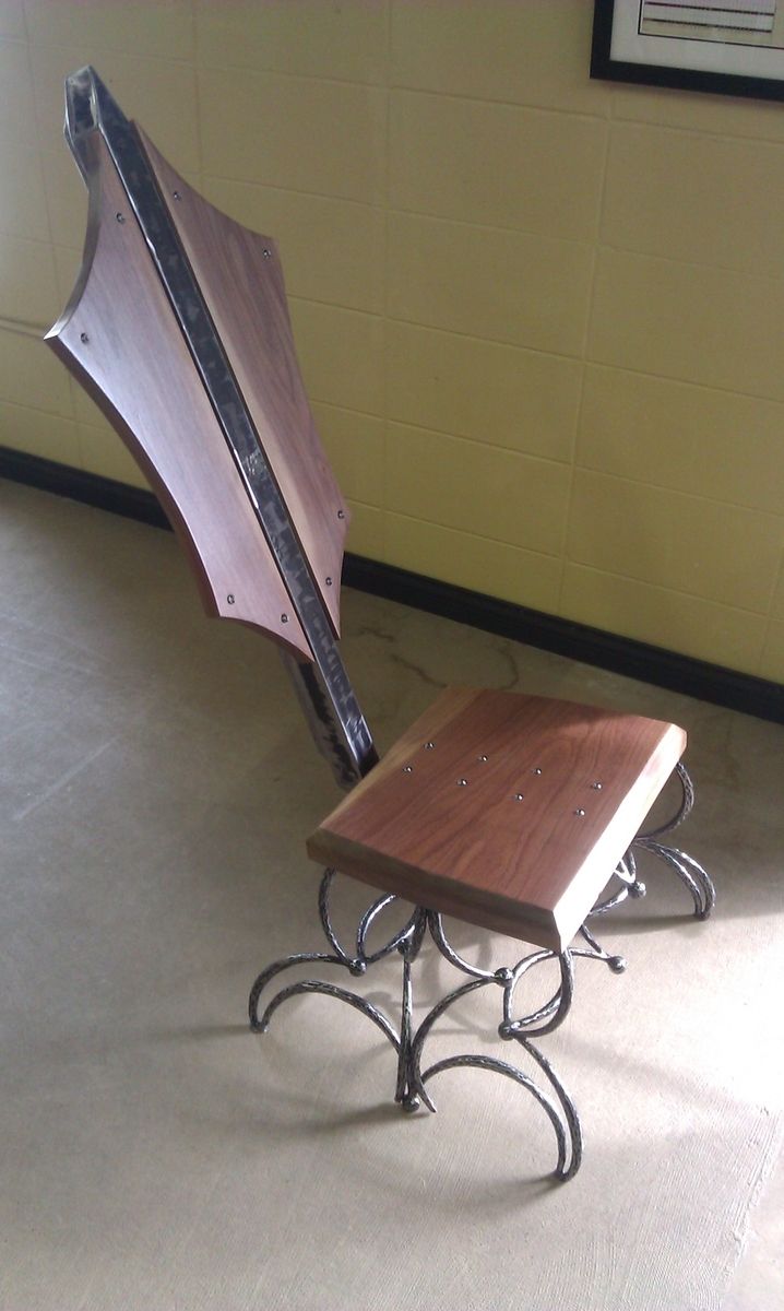 Custom Made Artistic Chair by Intuitive Iron