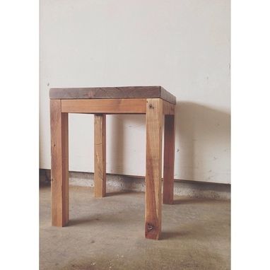 Custom Made The Simple - Reclaimed Square Side Table