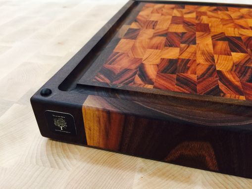 Custom Made Walnut Tigerwood Cutting Board
