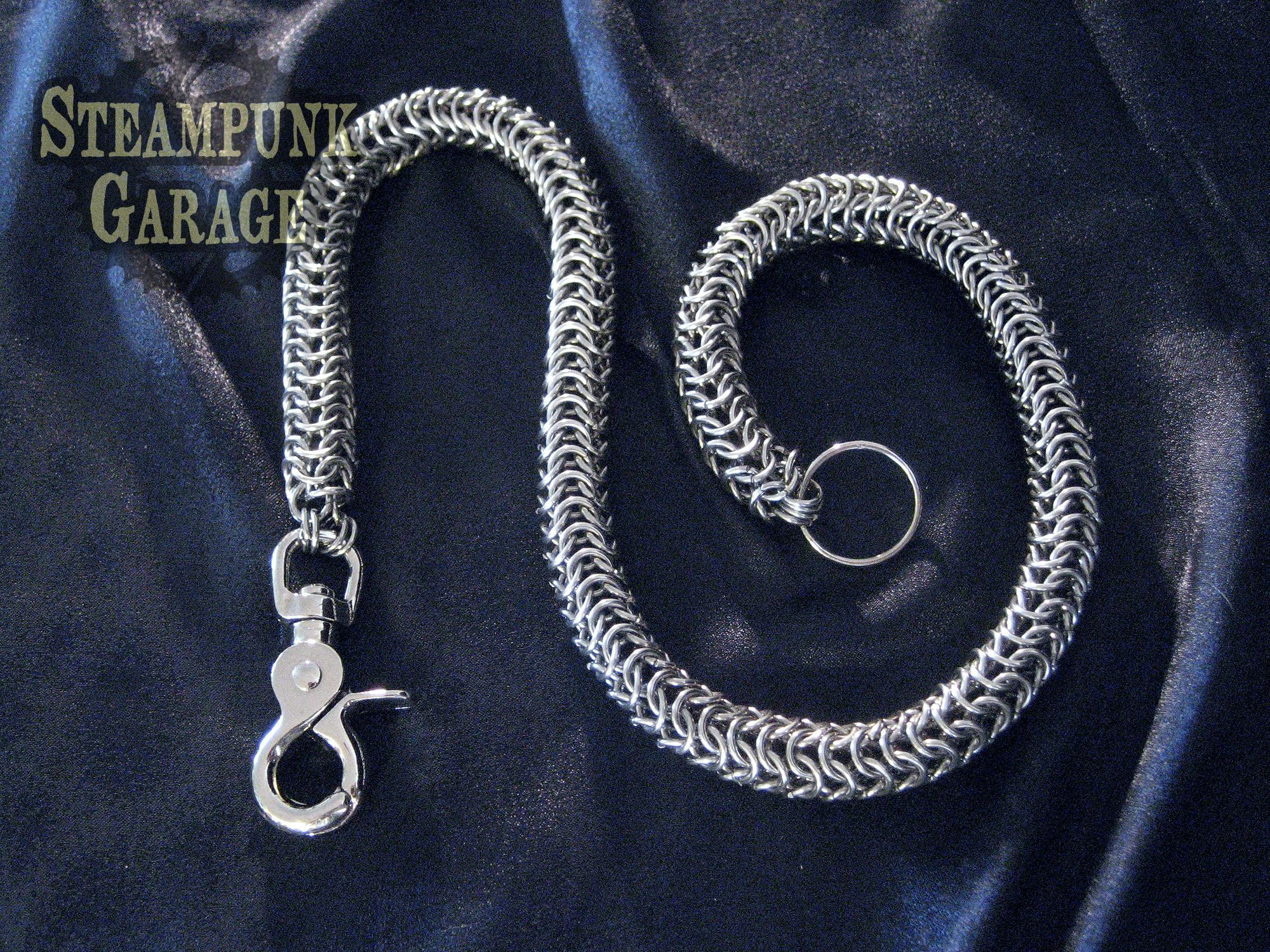 Custom Made Thick Wallet Chain Roundmaille Stainless Steel by