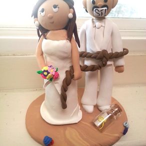 Personalized Fisherman' s Wedding Cake Topper, custom made to order fi –  CustomWeddingCakeToppers