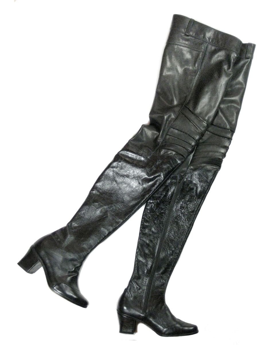 Handmade Custom Made Leather Boot Pants by Behrle NYC, LLC | CustomMade.com