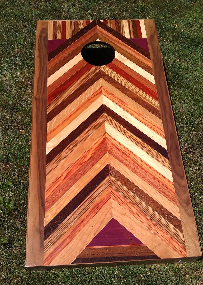 Handmade Custom Bag Boards, Exotic Wood And More. by Parkinsons Custom Woodworks